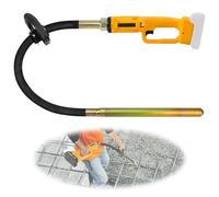 21V Battery Concrete Poker, Electric Concrete Vibrator Poker, 1.5m 35mm Electric Cement Vibrator Tool for Cement Drill, Roads, Tunnels, Highway (Without Battery, Compatible with Makita)