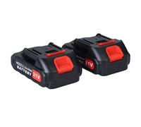 21V Battery for Power Tools 21V Li-ion Battery Pack for all Cordless Tool 21V Electric Rechargeable Battery for Hedge Trimmer/Cutter/Drill/Grass Trimmer/Chainsaw/Car Washer/Hammer Drill 2×1.5Ah B2