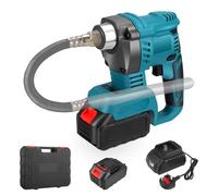21V Brushless Cordless Concrete Vibrator, 3200RPM Industrial-Grade Handheld Electric Cement Mixer, Fast Charger & 2000mAh Battery, Stirring Tool for Mixing and Compacting Building Concrete (NO Hose)