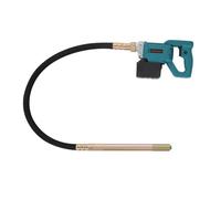 21V Brushless Cordless Concrete Vibrator, Handheld Electric Cement Vibrating Poker with 1.5m Hose and 35mm Diameter Flexible Shaft