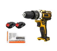 21V Cordless Drill Electric Screwdriver Impact Mini Wireless Power Driver DC Lithium-Ion Battery Tools Effortless and Multifunctional(2 Battery Type 5)