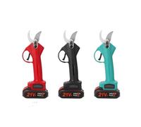 21V Cordless Electric Pruner Pruning Shear Efficient Fruit Tree Bonsai Branches Cutter Landscaping Garden Scissors Tool(Black)