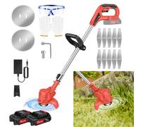 21V Cordless Grass Trimmer Lawn Edger Battery