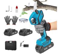 21V Electric Pruning Shears,SK5 Pruner Cordless Secateurs with 2X 2.0Ah Battery,Professional Brushless Electric Scissors,Max 30mm Cutting Diameter Garden Pruners for Gardening Pruning Trees and Shrubs