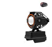 21V LED Work Light with Speaker for Battery - Rechargeable Torch Three-Level Brightness Garden Shed