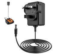 21V Lithium Battery Charger, 21V 0.5A DC 5.5 * 2.5 Power Supply Adapter with Overcurrent Protection for Mini Chainsaw Leaf Blower Electric Pruning Shears 20V/21V Power Tools Battery Wall Charger