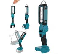21V Lithium LED Cordless Work Light Outdoor Portable 140° Rotation Long Life