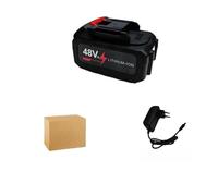 21V Rechargeable Lithium Battery 48VF 12000mAh Battery High Capacity Power Tool Replacement Battery for Chainsaw Wrench Scissors(1 Battery 1 Charger)