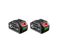 21V9000mah, Lithium-ion Battery Pack for Power Tools, Compatible with Makita(2pcs6.0Ah)