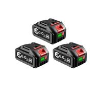 21V9000mah, Lithium-ion Battery Pack for Power Tools, Compatible with Makita(3pcs6.0Ah)