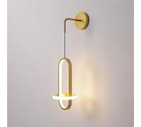 21W LED Geometric Lamp Indoor Lighting Wall Light for Headboard Living Room Bedroom Hallway Corridor Stairs Wall-Mounted Fixture(Gold-6000k)(Gold-3000k)