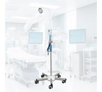 21W LED Medical Exam Light Surgical Examination Lamp with 360° Adjustable Illumination, Floor Stand Type Dental-Oral & Gynaecology Outpatient Cold Light Lamp (21W)