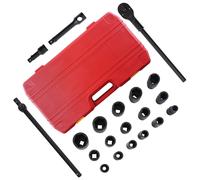 21x 3/4 inch 19-50mm Drive Deep Impact Socket Set Garage Repair Ratchets