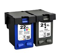 21XL & 22XL Black & Tri-Colour Cartridge Set for HP D1311 & F2235 Printers