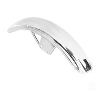 22.05in Motorcycle Front Mudguard, Iron Mud Flap Protector, 2.4mm Thick Rust - Resistant Front Wheel Splash Guard with Pre - Drilled Holes, Replacement for GN125 (Electroplated Silver)