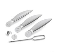 22-1/2 Inch One-Touch Cleaning System Kit Metal Grill Replacement Accessory for Weber 7444 Charcoal BBQ Models, Heat-Resistant Parts for Efficient Ash Removal and Improved Outdoor Cooking Performance
