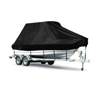 22-24FT T-TOP BOATS COVER 600D Or 420D Polyester Fits 13'6" LENGTH Up To 96" WIDTH All Weather Protection(420D)