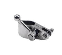 22/25mm Heavy-ty Pipe Clamp, 316 Stainless Steel Single Nut Adjustment Hose Clip Strap,Anti-Rust(25mm)