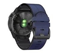 22 26Mm Band for Garmin Fenix 7 7X 6 5X 5 Plus 3 3Hr 935 945 S60 Quickfit Watch Strap Wristband for Fenix 6X 6X Pro/Mindnight Blue/for S60 S62