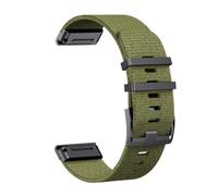 22 26MM Jacquard Quick release Nylon Watchband fit for Garmin Fenix 7/7XPro/7X/6X/6 Pro/5X/5/6/Epix/Instinct(Army green,For Quick Fit 26mm)