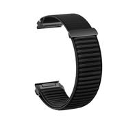 22/26mm Nylon QuickFit Watchband Fit For Garmin Fenix 8 7 7X 6 6X/Epix Pro/Enduro 3(Black,QuickFit 26mm)