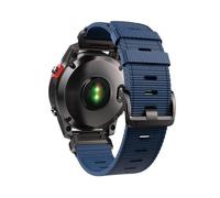 22/26mm Nylon Sports Quick Release WatchBand Fit for Garmin Fenix E 8 47/51mm/7/7X Pro/6/6X/5/5X/Enduro 3/2/Epix(BLUE,QuickFit 22mm)