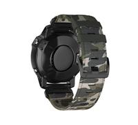 22/26mm Nylon Sports Quick Release WatchBand Fit for Garmin Fenix E 8 47/51mm/7/7X Pro/6/6X/5/5X/Enduro 3/2/Epix(Camo Grey,QuickFit 22mm)
