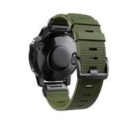 22/26mm Nylon Sports Quick Release WatchBand Fit for Garmin Fenix E 8 47/51mm/7/7X Pro/6/6X/5/5X/Enduro 3/2/Epix(Army green,QuickFit 26mm)