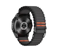 22/26mm Quick fit Nylon Watch Band fit for Garmin Epix Pro Gen 2/Fenix 8/Enduro 3(Black,26mm)
