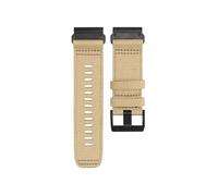 22 26mm Quick Fit Woven Nylon Sports Strap Fit For Garmin Fenix 7X/6X/5X/Enduro2 Quick/Tactix 7 Pro(Light brown,22mm)