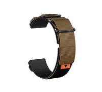 22 26mm Quick Release Nylon Ring Strap Fit For Garmin Fenix 7X/5X/5XPlus/6X/6XPro/5Plus 6Pro Interchangeable Strap(Black brown,26mm D2 Delta PX)