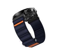 22 26mm QuickFit Nylon Sports Band For Garmin Fenix 8 47/51mm 7 7X 6 6X Pro 5X Plus Enduro 3 Breathable Bracelet Accessories(Deep blue,22mm(MARQ series))