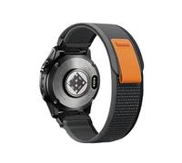 22 26mm QuickFit Nylon woven Band For Garmin Fenix 8 47/51mm 7 7X 6 6X Pro 5X Plus Enduro 3 Breathable sports strap Accessories(Black,22mm(7/6/5))
