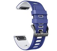22 26mm Quickfit Watch Strap for Garmin Fenix 7 7X 6 6X Pro 5X 5 Plus 3 3HR Forerunner 935 945 Quick Release Silicone Watch Wristband (Color : Black Yellow, Size : Descent Mk1 MK2) Full of stars