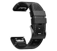 22、26mm Silicone Leather Quick Watchband Fit For Garmin Fenix 8 E 7 7X 6X 6 5X 5/Epix Pro/Gen 2 47mm 51mm/Enduro 3(Black,26mm Fenix 6X 6XPro)