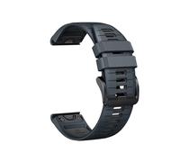 22 26MM Silicone Strap Fit For Garmin Fenix 7/7Pro/7X/6X/6 Pro/5X/5 Plus/Epix/Instinct Interchangeable Strap(Navy Dark Grey,22mm)