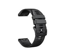 22 26MM Silicone Strap Fit For Garmin Fenix 7/7Pro/7X/6X/6 Pro/5X/5 Plus/Epix/Instinct Interchangeable Strap(Black,26mm)