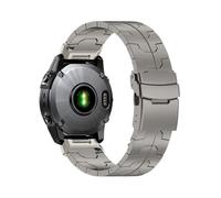 22、26mm Titanium metal Quick disassembly Watchband fit for Garmin Fenix E 8/AMOLED 7X 7 Pro 6X 6/Instinct 3 45mm(Titanium,26mm)