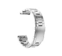 22-26mm Titanium QuickFit Strap for Garmin Fenix 7X 7 6 6X Pro 5X Plus Mk2/Epix Gen 2 MARQ 955 D2 G1(Silver,QuickFit 26mm)