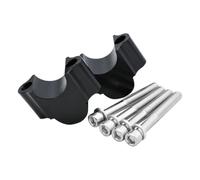 22/28mm Motorcycle Handlebar Riser Mounting Bracket Clamp For Ninja 250 300 400 650R ZX6R WEFOLEN(28mm Black)