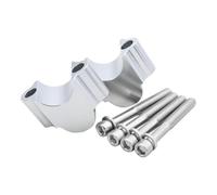 22/28mm Motorcycle Handlebar Riser Mounting Bracket Clamp For Ninja 250 300 400 650R ZX6R WEFOLEN(28mm Silver)