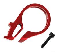 22.2mm Handlebar Thumb Shifter Clamp For Sram For X7 X9 X0 Xx Xo1 For Xx1, Long Lasting Aluminum Alloy Fixing Ring, Compact 44x27x12mm Size, Black(Red)