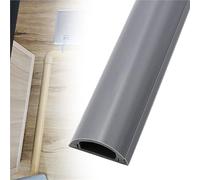 22 30 50 70 Mm Width Wood Grain Cord Hider Cover, Pvc Wire Guard Surface Raceway Cord Cover Channel, Wire Hider Floor For Office Computer Desk Cable Management(M,L x Outer Width 50cm x 50mm)