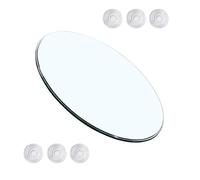 22" 35" Round Tempered Glass Table Top, Replacement Glass Panel For Dining, Coffee, Restaurant Tables, Clear Tabletop With Flat Polished Edge(98cm(38.5in))