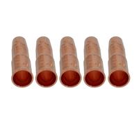 22-50 MIG Welding Nozzle 1/2" Orifice for Lincoln Magnum 200L, Compatible with Style #2 Insulator 32 & Diffuser 52, Copper Replacement Nozzle (Pack of 5)
