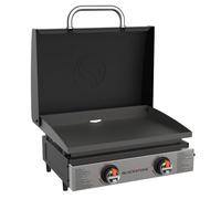 22" (56 cm) countertop grill with lid, stainless steel front