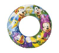 Bestway 56cm Swim Ring Pool Paddling Toy with Safety Valve Mickey Mouse Clubhouse Disney