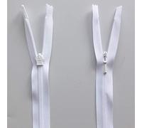 22" / 56cms YKK Concealed Zip White