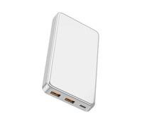 22.5W Fast Charging Power Battery Holder Case, During Trip, White