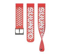 22 ATH5 SILICONE STRAP LAVA RED S+M